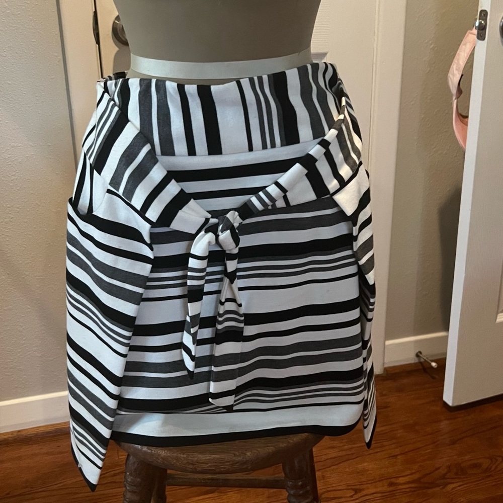 Stripped Tie Skirt